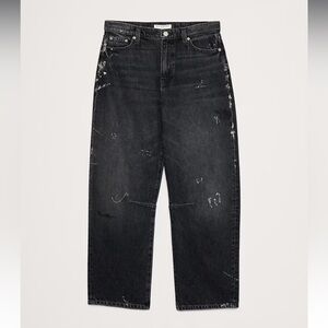 (NEW) WOMEN’S SIZE 25 MID-RISE BARREL JEANS BANANA REPUBLIC